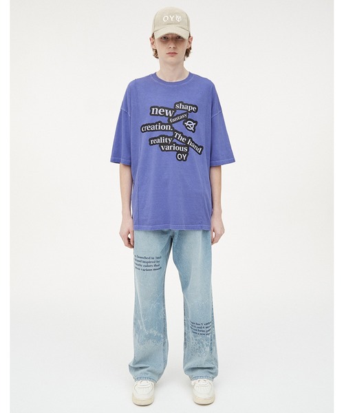 OY Tシャツ OY tシャツ 「OY/オーワイ」PIGMENT PINTUCK LOGO T/ピグメント