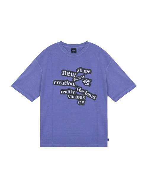 ★OY★PIGMENT PINTUCK LOGO T-BLACK★正規品/韓国直送料込/人気 OY tシャツ 「OY/オーワイ」PIGMENT PINTUCK LOGO T/ピグメント