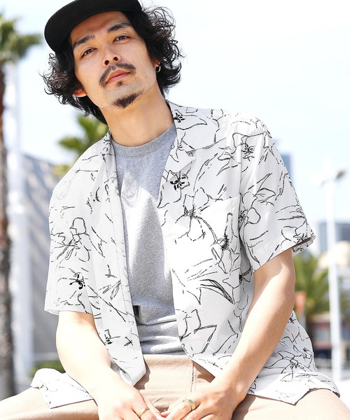 JIGGYS SHOP（ジギーズショップ） アロハシャツ シャツ 半袖 レーヨン