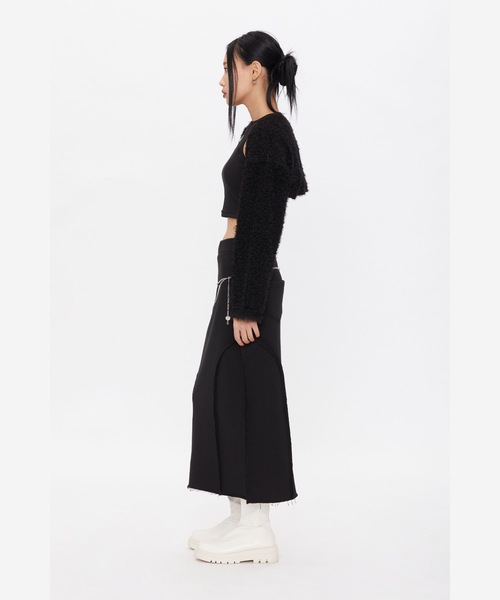 ★関税込★TARGETTO SEOUL★CUT OUT LONG SKIRT★ Target スカート 「TARGETTO 」カットアウトロングスカート