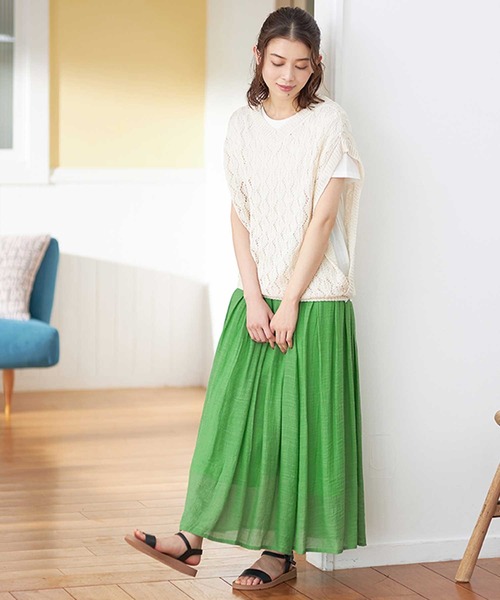 eLLa ella_selectshop テントプルオーバー　フレア eLLa ella_selectshop テントプルオーバー フレア eLLa