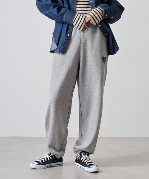 praying ハーフスウェットパンツ KsG パンツ レタリングスウェットハーフパンツ レディース
