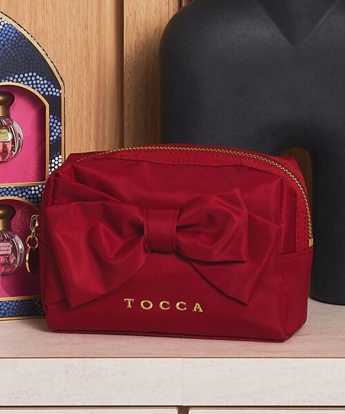 TOCCA ポーチ RIBBON KNOT POUCH レディース : ZOZOTOWN Yahoo