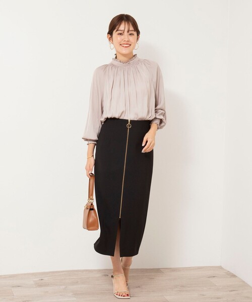 38　М【美品】NOLLEY’S sophi ショルダーフリルシャツブラウス セール】タフタオフショル2WAYブラウス（シャツ/ブラウス