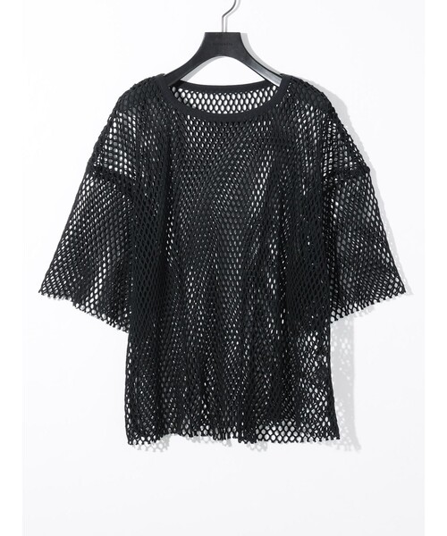 MIDIUMISOLID（ミディウミソリッド） tシャツ メッシュワイドプル