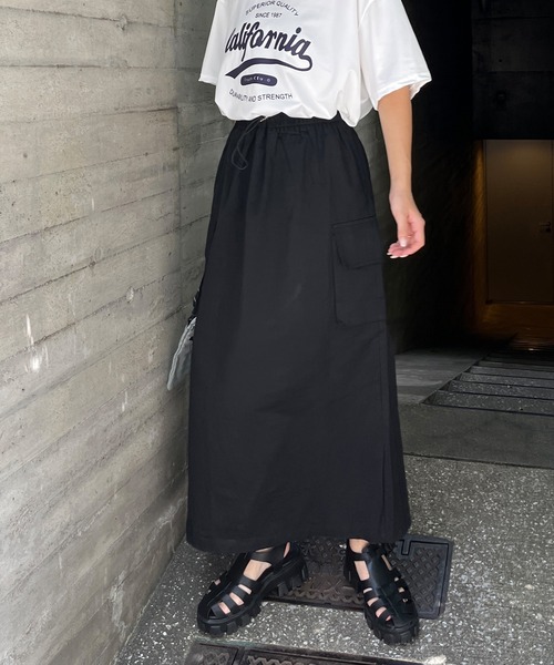 激レア美品KAPITAL カーゴスカート Sally Lunn スカート ミリタリーロングカーゴスカート