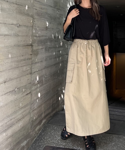 激レア美品KAPITAL カーゴスカート Sally Lunn スカート ミリタリーロングカーゴスカート