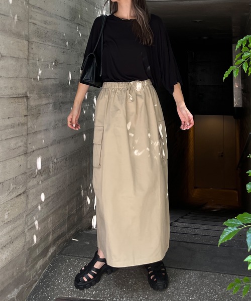 激レア美品KAPITAL カーゴスカート Sally Lunn スカート ミリタリーロングカーゴスカート