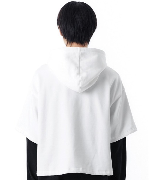 OY（オーワイ） パーカー 「OY/オーワイ」L.S HOODIE/WHITE/レイヤード 