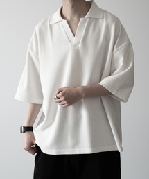 ポロシャツ 「RUUBON」waffle skipper polo shirt / ワッフルスキッパー ポロシャツ メンズ レディース｜ZOZOTOWN Yahoo!店