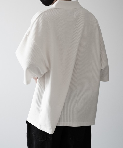 RUUBON ポロシャツ 「RUUBON」waffle skipper polo shirt / ワッフル