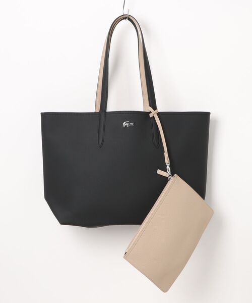 【新品・未使用】 ラコステ　レザートートバッグ LACOSTE（ラコステ） トートバッグ シティコート スモールレザートート