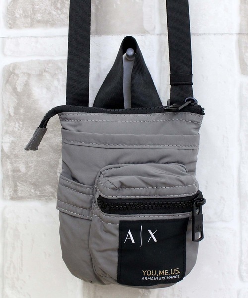 ARMANI EXCHANGE ウエストポーチ AX ミニポーチ ショルダー