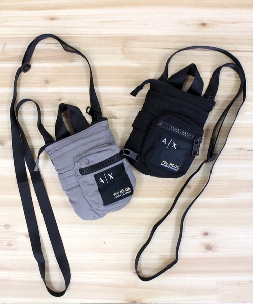 ARMANI EXCHANGE ウエストポーチ AX ミニポーチ ショルダー