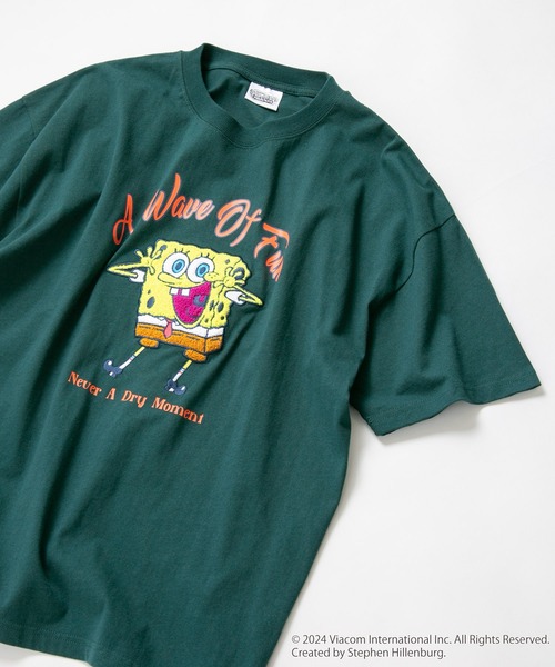 LB/S tシャツ スポンジボブ オリジナルデザインTシャツ パトリック
