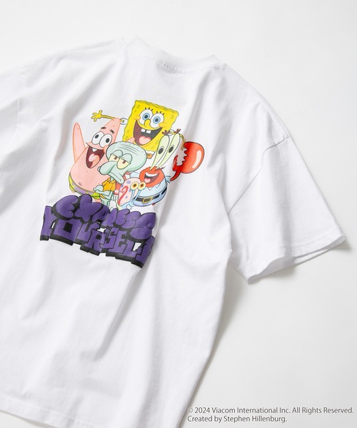LB/S tシャツ スポンジボブ オリジナルデザインTシャツ パトリック