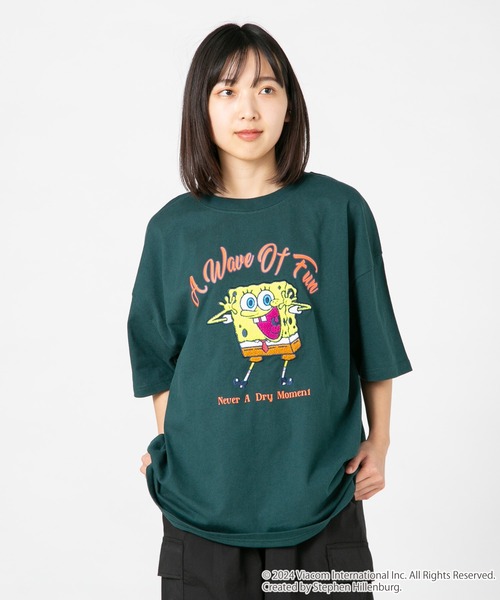 LB/S tシャツ スポンジボブ オリジナルデザインTシャツ パトリック
