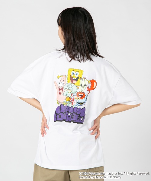 LB/S tシャツ スポンジボブ オリジナルデザインTシャツ パトリック