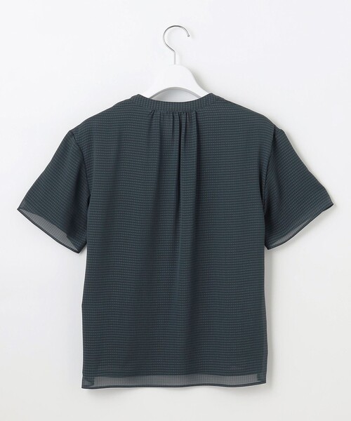 tシャツ 「速乾」サッカーチェック カットソー レディース tシャツ 「速乾」サッカーチェック カットソー レディース