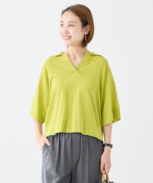 UNFILO カーディガン 「洗える/接触冷感」フロスティコットン