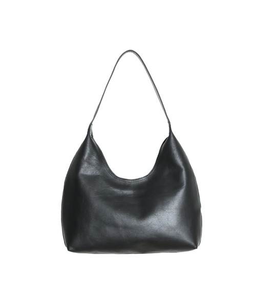 YArKA リアルレザーボディバック極美品 YArKA ハンドバッグ 「YArKA/ヤーカ」real leather round design