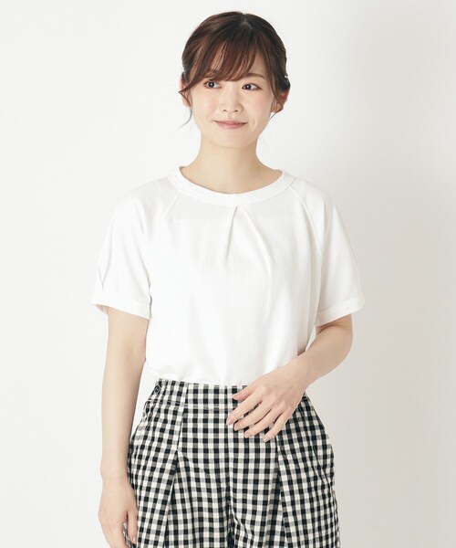 LAURA ASHLEY（ローラアシュレイ） tシャツ 半袖 「コットン100％/日本