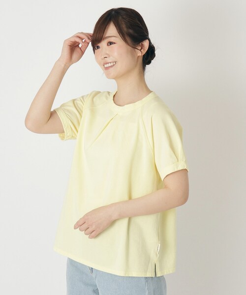 LAURA ASHLEY（ローラアシュレイ） tシャツ 半袖 「コットン100％/日本