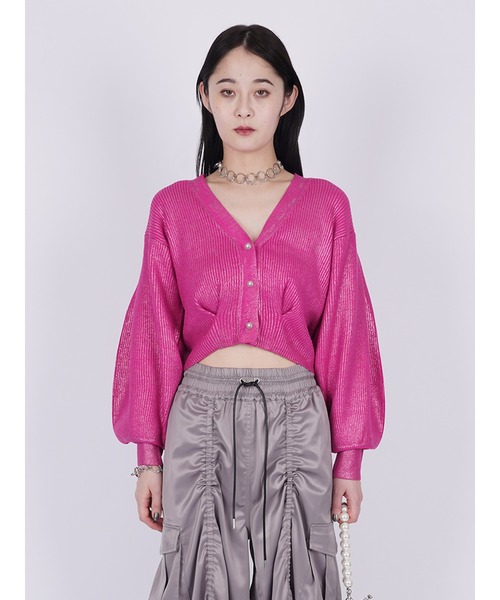 PAMEO POSE ファーカーディガン Foil Printed Cardigan – PAMEO POSE | 公式オンラインストア