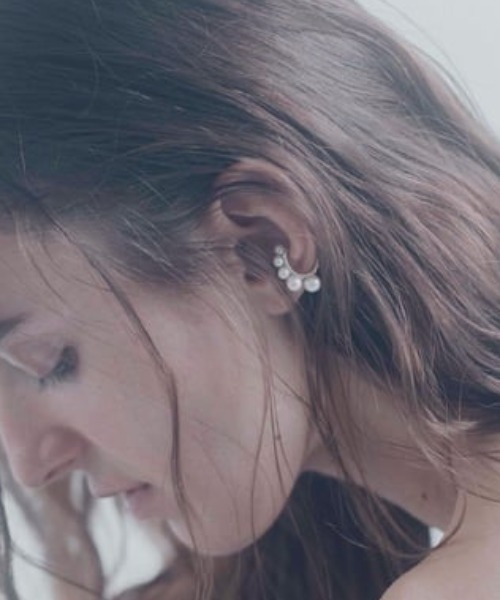 IRIS47（イリスフォーセブン） イヤーカフ 「IRIS 47」pearl ear cuff 