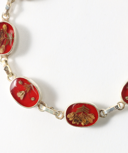 Gustavo ブレスレット Gustavo Flower Chain Bracelet-SILVER | deernaka