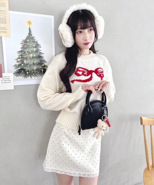 ジョルジュレッシュ ☆カシミヤ100% ジャガード リブ ニット セーター 38 セール】 ノルディック柄ジャカードニット （ニット・セーター