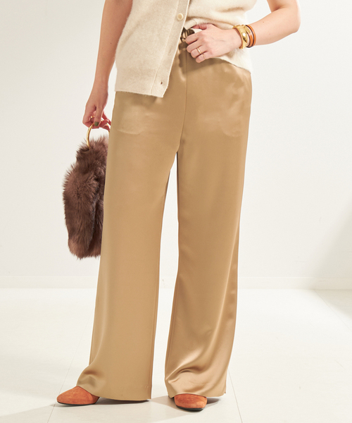 plage パンツ Satin Relax レディース : ZOZOTOWN Yahoo!店 - 通販 