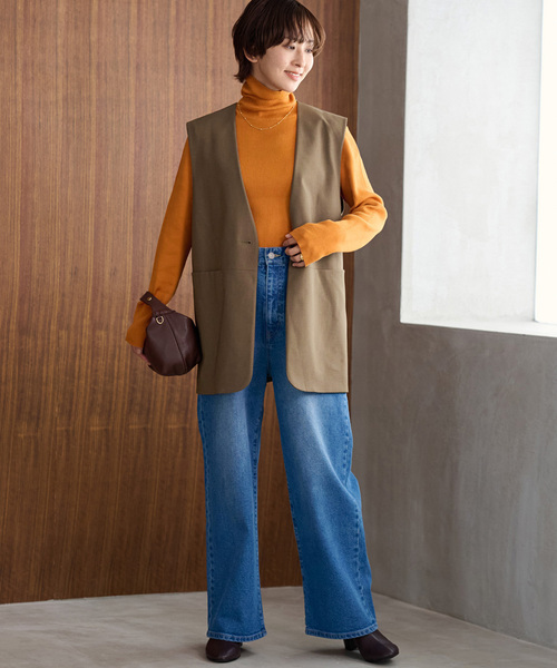 journalstandard ノースリーブベスト　ジレ JOURNAL STANDARD relume（ジャーナルスタンダード レリューム