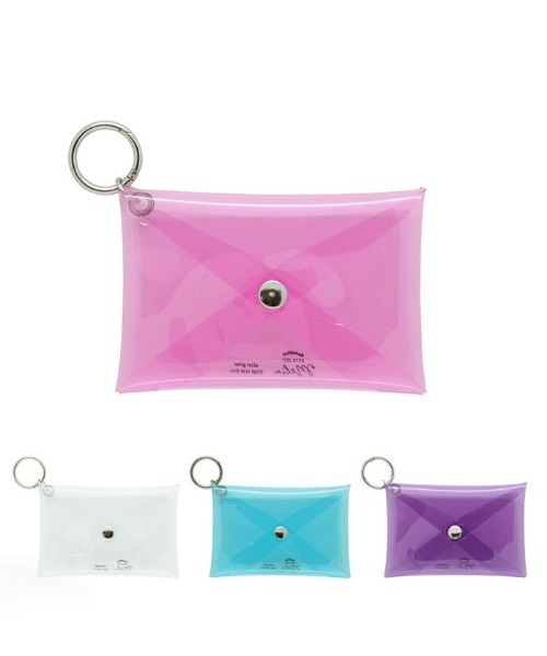 Hamee（ハミィ） ポーチ Melia カラビナ付き クリアガジェット ポーチ