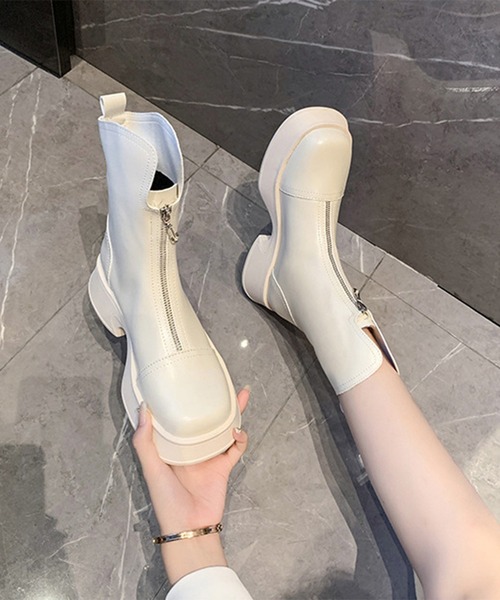 限定品✨完売✨新品！未使用！❤️PLST♥️レザーフロントジップ