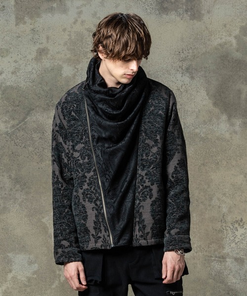 2025 春 先行予約 3月下旬〜4月上旬入荷予定 glamb グラム STUNN Drape Neck Jacket ジャケット atfjkt glamb（グラム） コート ジャケット STUNN Drape Neck Jacket / スタン