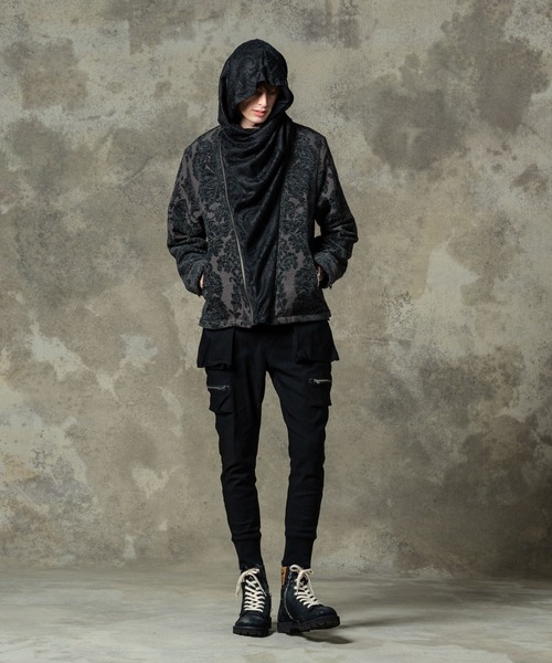 glamb（グラム） コート ジャケット STUNN Drape Neck Jacket / スタン