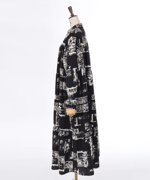 axes femme ワンピース 長袖柄ワンピース : ZOZOTOWN Yahoo!店