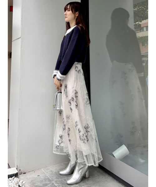 MERCURYDUO（マーキュリーデュオ） ニット セーター シャギーチルデン