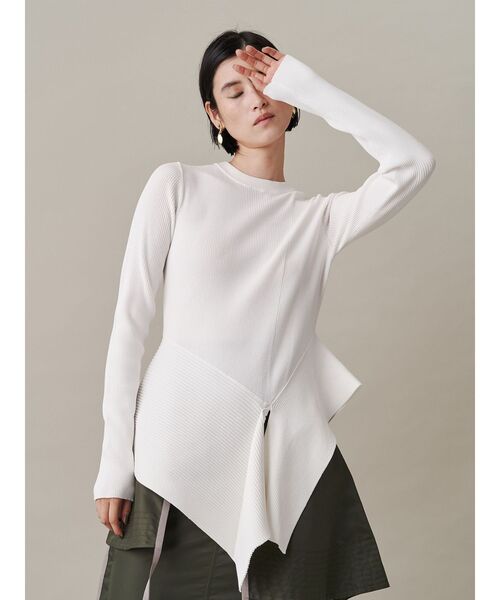 ニット セーター IRREGULAR PARTS KT TOP / イレギュラーパーツニットトップ レディース