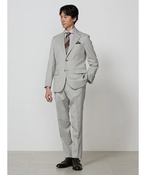 極美品✨グリーンレーベルリラクシング　レダ　スーツ　セットアップ　ヘリンボーン Perfect Suit FActory（パーフェクト スーツ ファクトリー