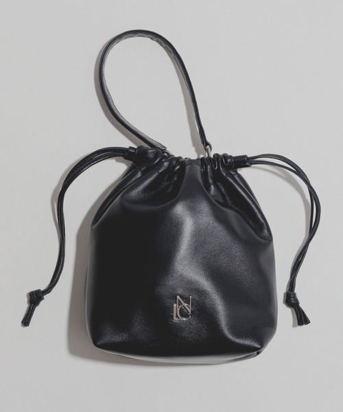 NICAL ショルダーバッグ バッグ 「本革」「NICAL」巾着ショルダー