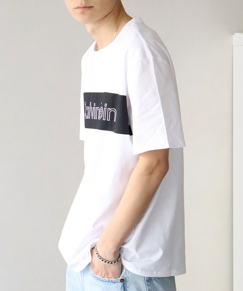  /カルバン・クライン 半袖Tシャツ ロゴ Calvin Klein tシャツ 「Calvin / カルバンクライン」Calvin
