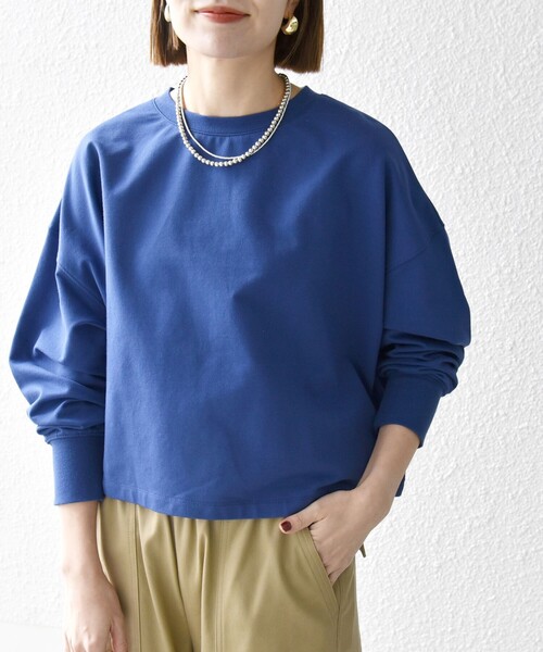 tシャツ SHIPS any:「洗濯機可能」インレイ ロングスリーブ コンパクト プルオーバー レディース SHIPS any tシャツ any:「洗濯機可能」インレイ ロングスリーブ