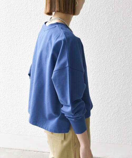 SHIPS any tシャツ any:「洗濯機可能」インレイ ロングスリーブ