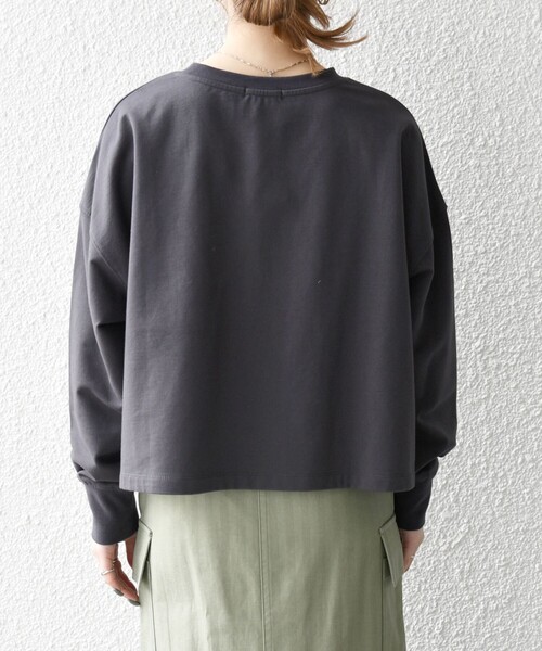 SHIPS any tシャツ any:「洗濯機可能」インレイ ロングスリーブ