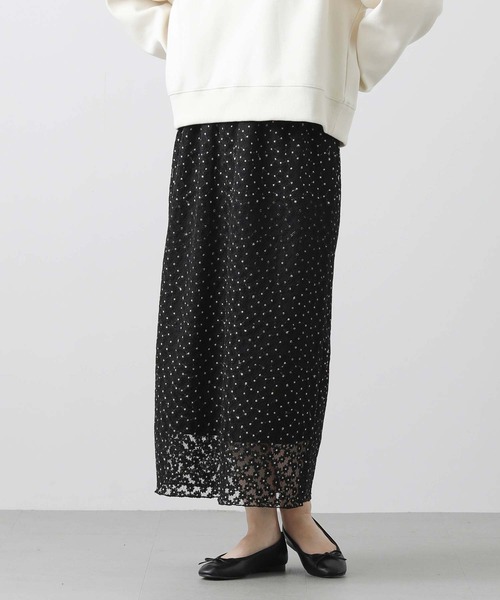 dries van noten 刺繍花柄タイトスカート 花柄 Dries Van Noten(ドリス ヴァン ノッテン) スカート