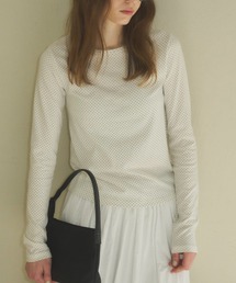 即日発送可能です XS ドットロンT タグ付き GIUNON tシャツ mini dot long t-shirt / ミニドットロンT レディース