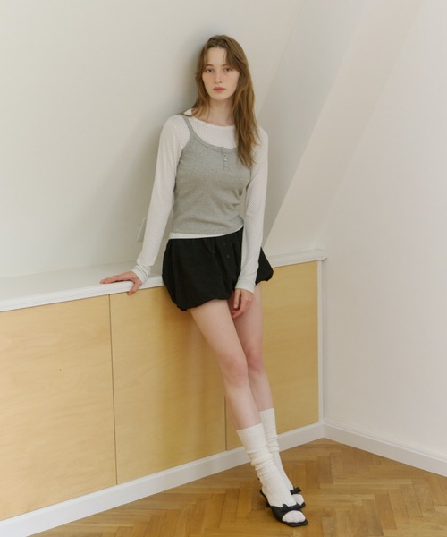 GIUNON tシャツ mini dot long t-shirt / ミニドットロンT レディース