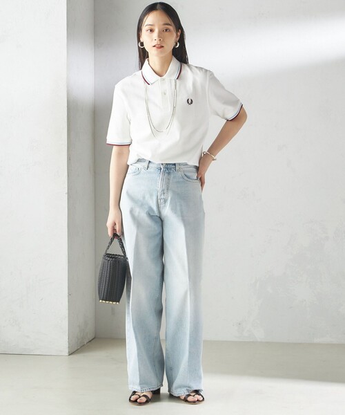 ポロシャツ ポロ 「FRED PERRY」TWIN TIPPED FRED PERRY SHIRT M12 Made in England レディース FRED PERRY ポロシャツ ポロ 「FRED PERRY」TWIN TIPPED SHIRT
